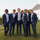 Men’s Dark Navy Suit Jacket – Classic & Slim Fit for Formal, Funeral, Wedding-8