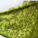 Deep Green Fern Elegance Hawaiian Long Flare Dress