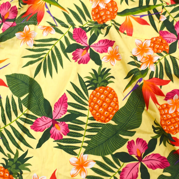 Dog's Hawaiian Shirts | Pineapple & Monstera