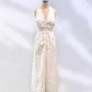 Elegant Hawaiian White Dress Sleeveless