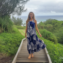 Elegant Round Neck Halter Sleeveless Summer Dress