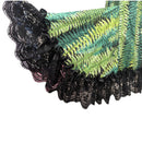 Hawaiian Holomuʻu – Fern Print & Black Lace Mermaid Line Hawaiian Dress | Made in Hawaii-17