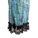 Hawaiian Holomuʻu – Fern Print & Black Lace Mermaid Line Hawaiian Dress | Made in Hawaii-9