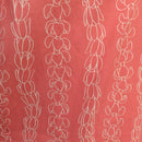 Coral Pink Hawaiian Muumuu Dress – Vintage-Inspired Cotton Resort Maxi Dress 8421-7
