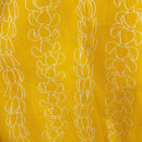 Flower Lei Ribbon Shoulder Muumuu Dress – Vintage Hawaiian Resort Style-14