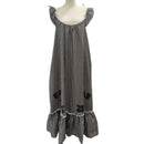 Gingham Hawaiian Muumuu Dress