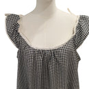 Gingham Hawaiian Muumuu Dress