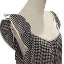 Gingham Hawaiian Muumuu Dress