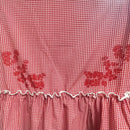 Gingham Hawaiian Muumuu Dress
