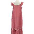 Gingham Hawaiian Muumuu Dress
