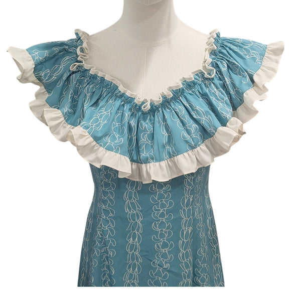 Traditional Hawaiian Holomuʻu – Beautiful Mermaid Line Hawaiian Dress | Made in Hawaii