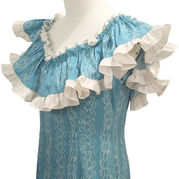Traditional Hawaiian Holomuʻu – Beautiful Mermaid Line Hawaiian Dress | Made in Hawaii