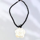 HawaiianStyleBeadedShellNecklace_Rose