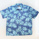 HawaiianVintageStyleShirt-BluePalmLeaf