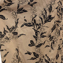 Traditional Hawaiian Holomuʻu – Elegant Flower Lei Print Mermaid Line Dress with Train | Made in Hawaii-7