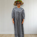 Rayon Palaka Muumuu Dress Lace