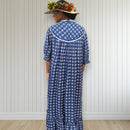 Rayon Palaka Muumuu Dress Lace