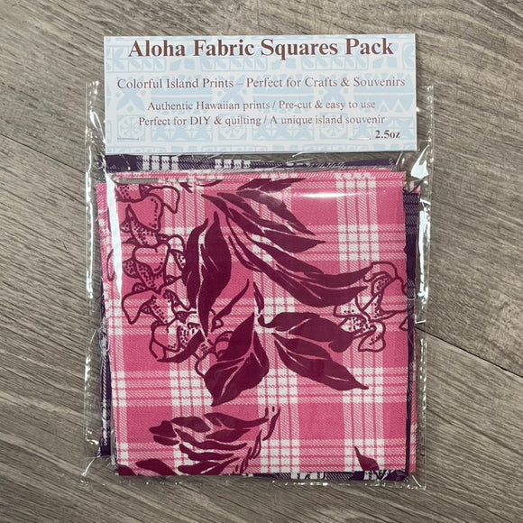 Hawaiian Palaka Quilt Scrap Fabric