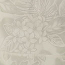 Hawaiian White Muumuu Dress with Plumeria Print – Half Sleeve Ruffle Style-4