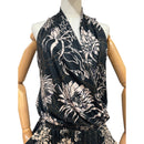 Dragon Fruits Print Sleeveless Jumpsuit – Relaxed Fit, Vacation Ready-3