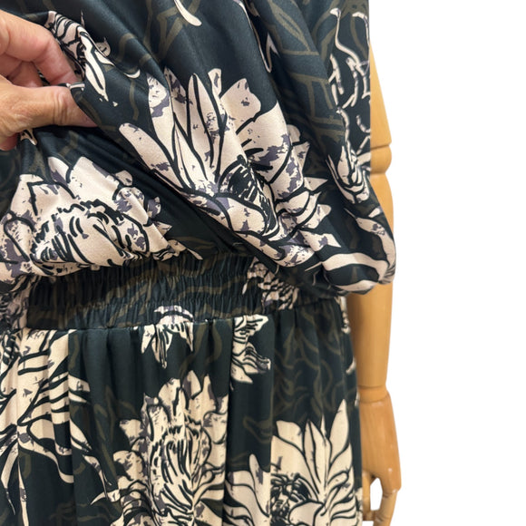 Dragon Fruits Print Sleeveless Jumpsuit – Relaxed Fit, Vacation Ready