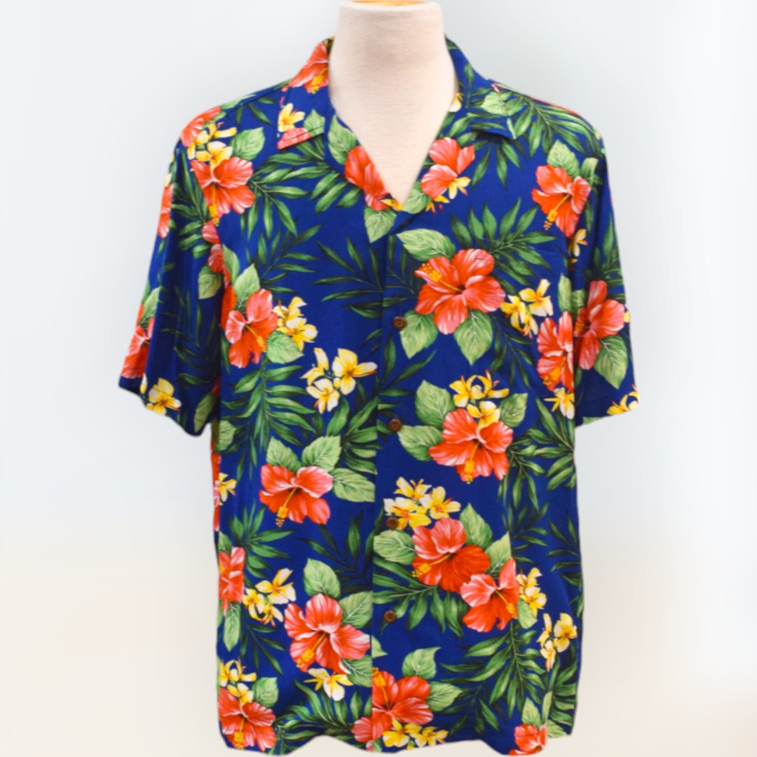 HibiscusPlumeriaHawaiianShirt