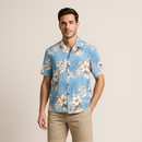 Hibiscus Cotton Aloha Shirt