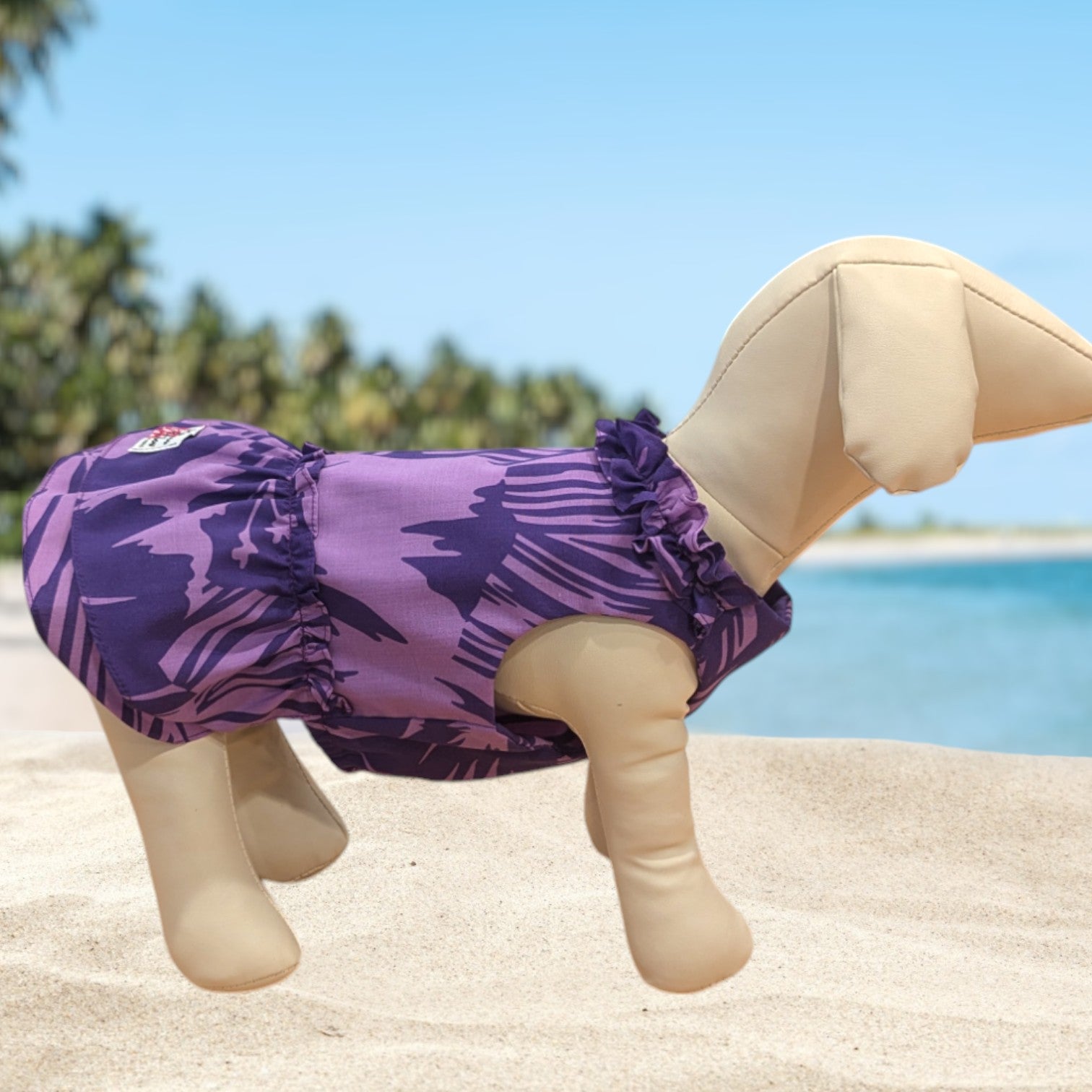 Hibiscus Hawaiian Dog Dress