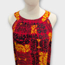 Hibiscus Quilt Halter Dress