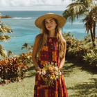 Hibiscus Quilt Halter Dress