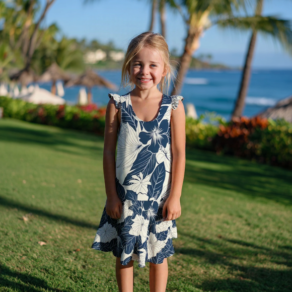 Hibiscus_Tiare_Family_Matching_Outfits_Blue