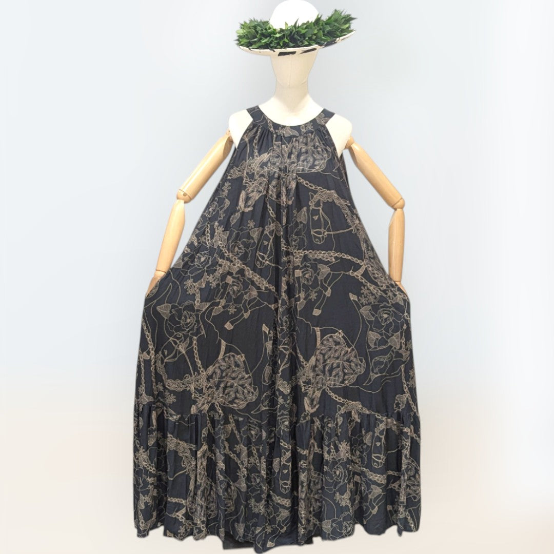 Island Muse Halter Dress
