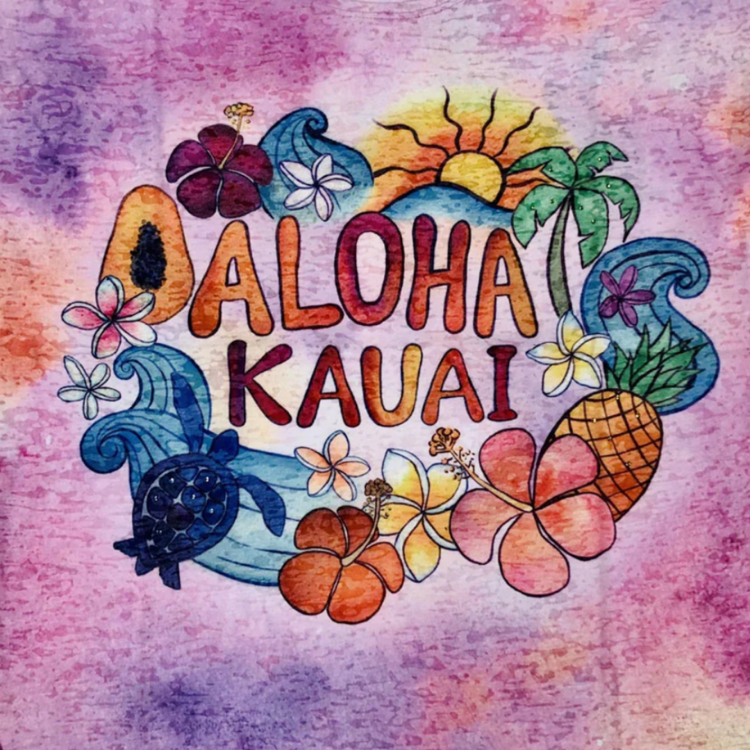 KaiWahineDesignsSeatoSunsetWomensTee