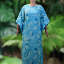 Kimono-Sleeve-Hawaiian-Dress-With-Slit-Design-Aqua
