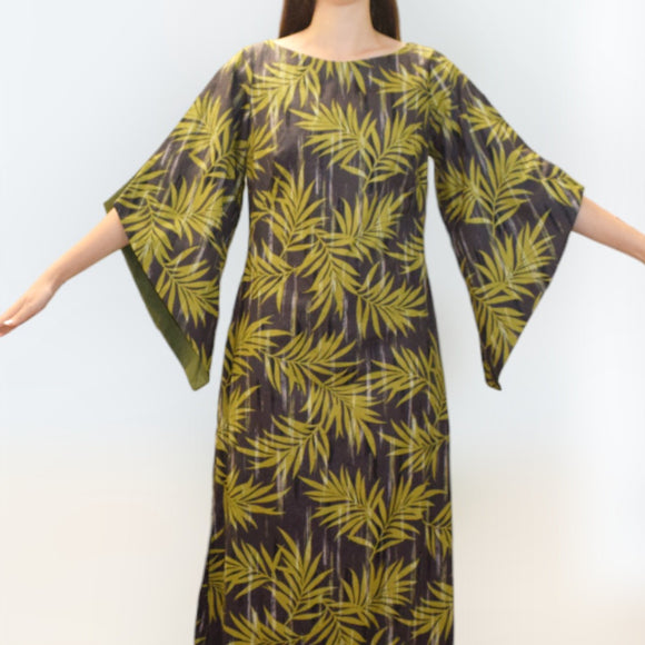 Kimono Dress Charcoal Gray