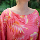 Kimono Sleeve Hawaiian Dress Peach