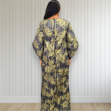 Kimono Dress Charcoal Gray