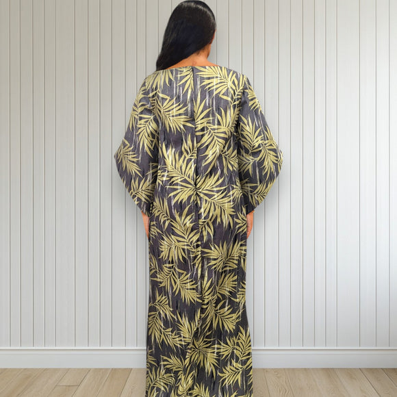 Kimono Dress Charcoal Gray