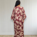 Kimono-Dress-Maroon-Palm-Leaf