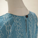 Lei Sleeveless Long Resort Dress Blue