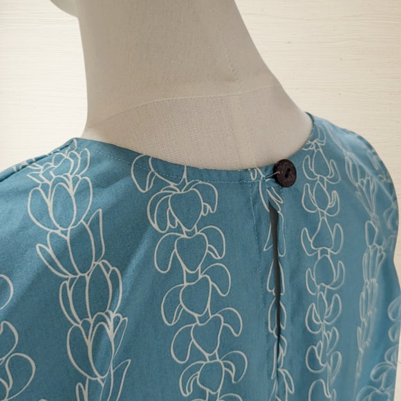 Lei Sleeveless Long Resort Dress Blue