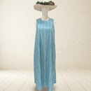Lei Sleeveless Long Resort Dress Blue