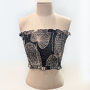 Loulu Palm Leaf Print Tube Top