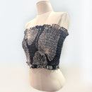 Loulu Palm Leaf Print Tube Top