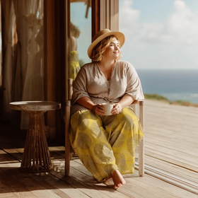 Resort Pants | Lightweight & Relaxed Fit in the Loulu Palm Leaf – PK Original Print - 0