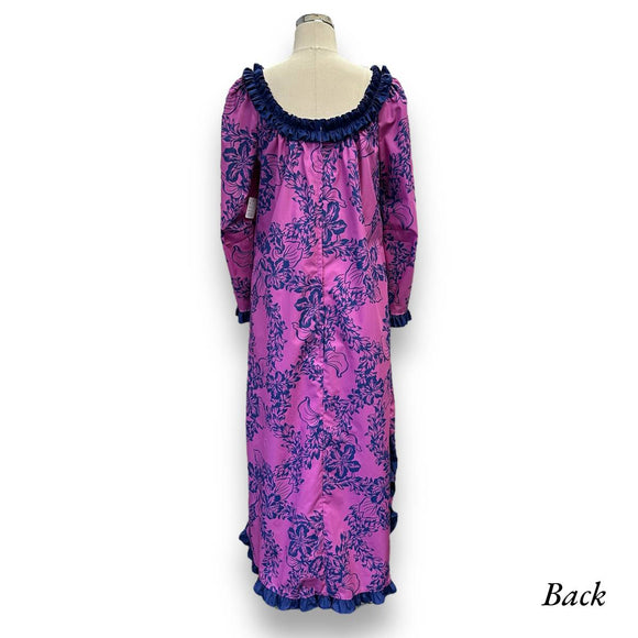 Beautiful Long Sleeve Muumuu Hawaiian Dress 6303 6306