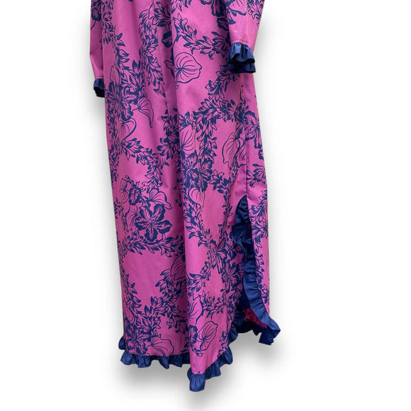 Beautiful Long Sleeve Muumuu Hawaiian Dress 6303 6306