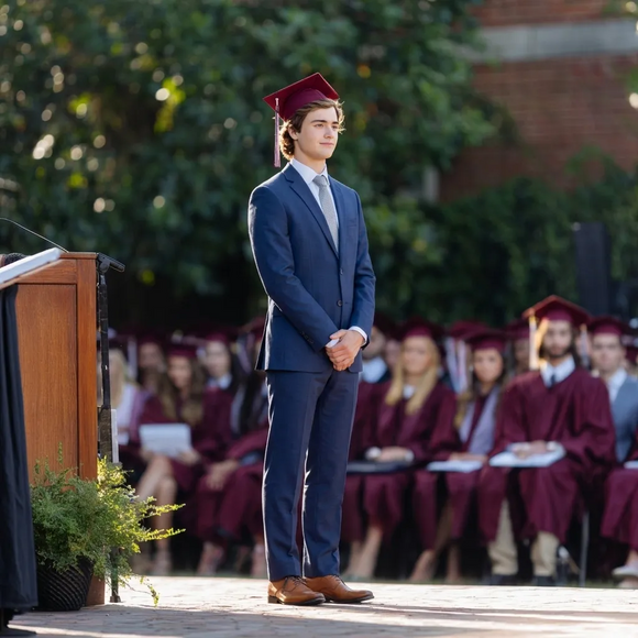 Men’s Dark Navy Suit Jacket – Classic & Slim Fit for Formal, Funeral, Wedding