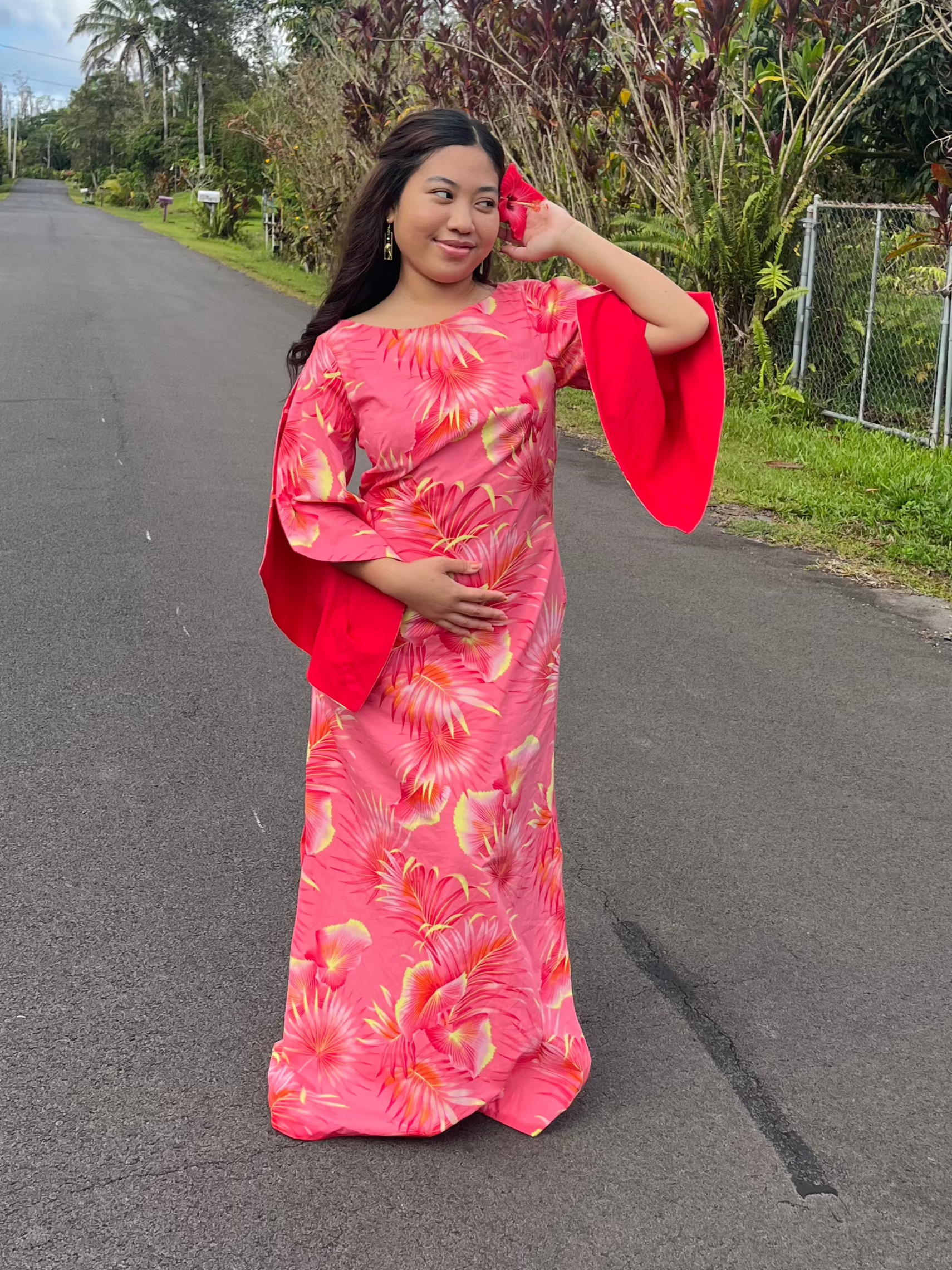 Pink Kimono Dress
