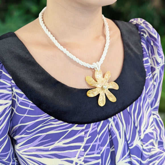 Midnight Bloom Muumuu Dress Purple Leaf